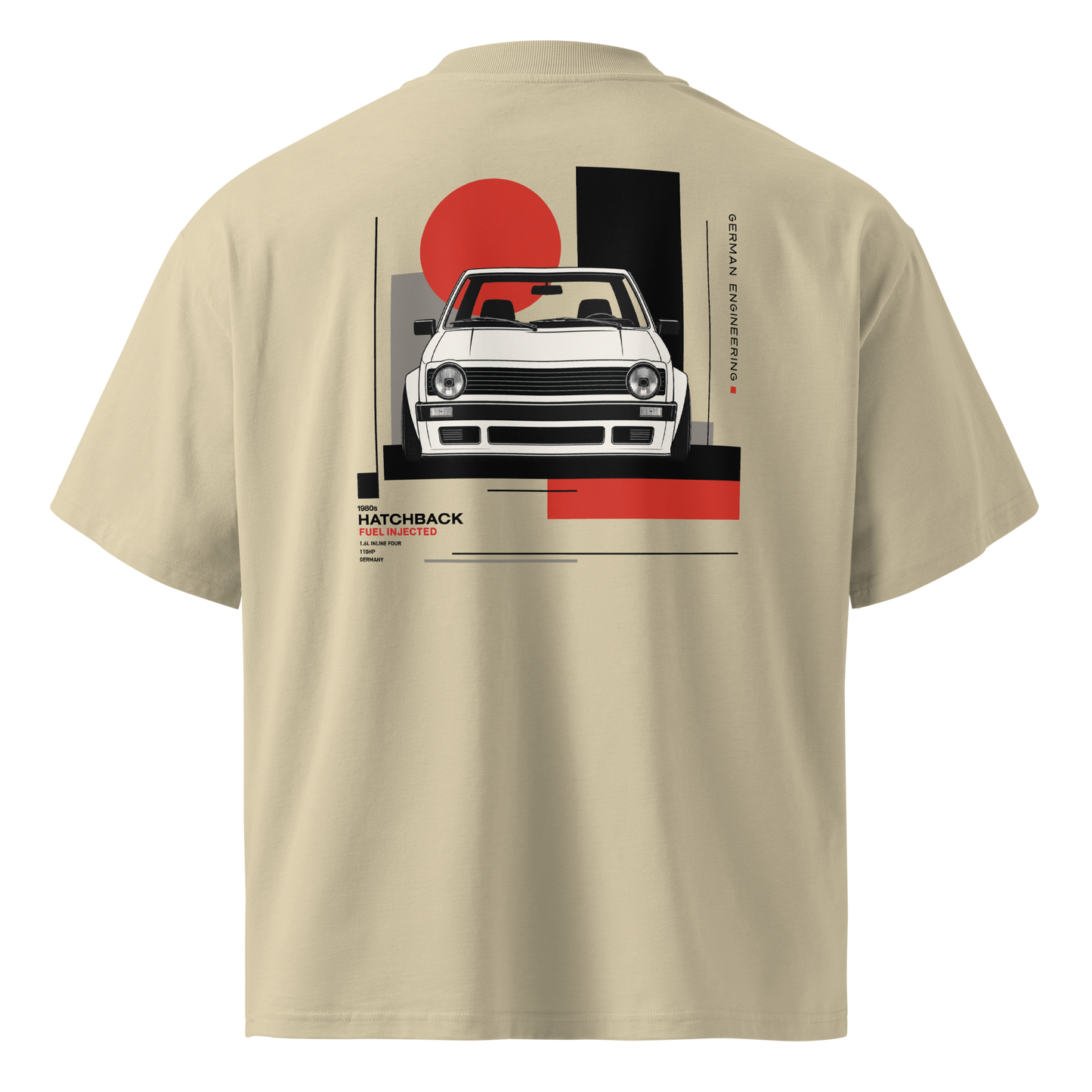 German Engineering Hatchback Oversized T-Shirt