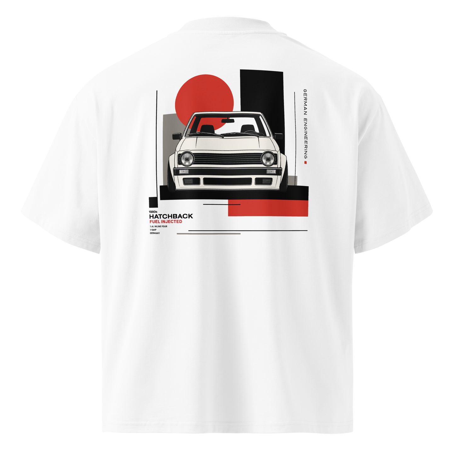 German Engineering Hatchback Oversized T-Shirt